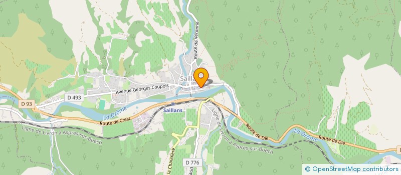 localisation de l'entreprise MADAME ANNA OSIECKA  SAILLANS