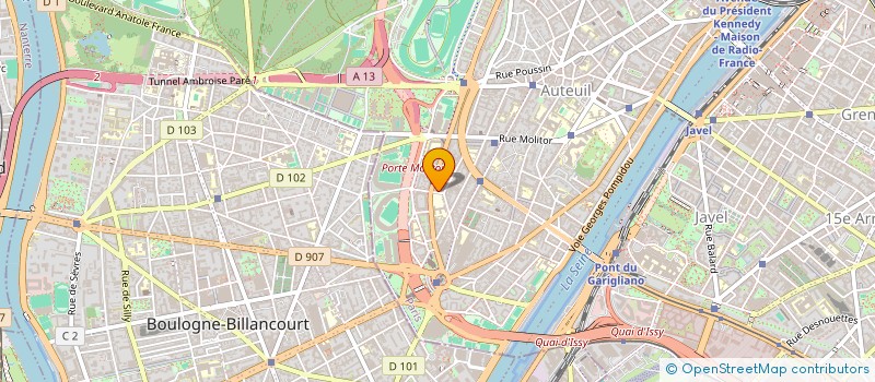 localisation de l'entreprise MADAME ANNA OSTASENKO-BOGDANOFF  PARIS