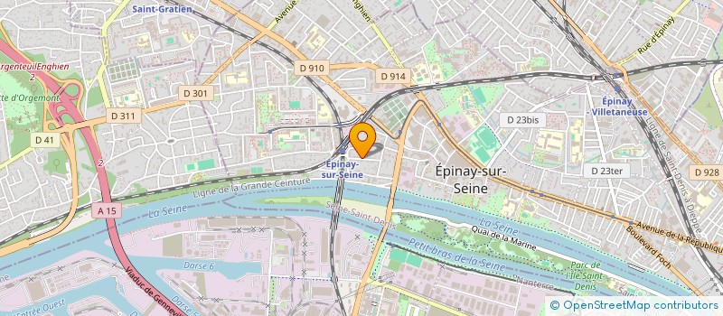 localisation de l'entreprise MADAME ANNA PAKULSKA à EPINAY-SUR-SEINE