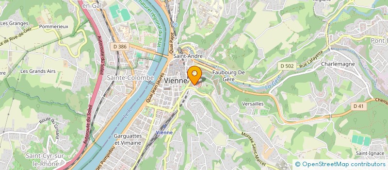 localisation de l'entreprise MADAME ANNA PAPADOPOULOU à VIENNE