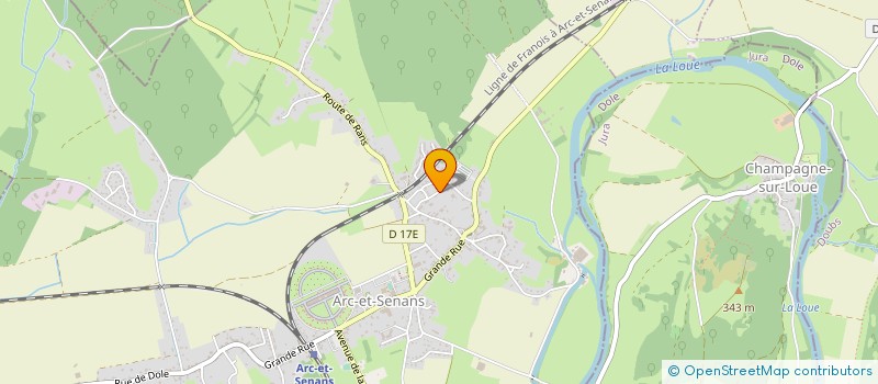 localisation de l'entreprise MADAME ANNA PAROT  ARC-ET-SENANS