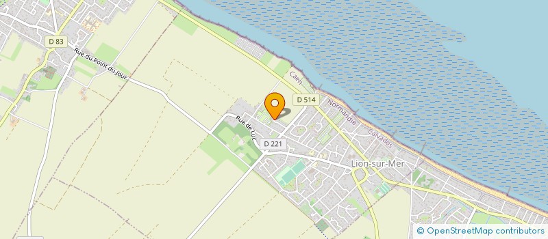 localisation de l'entreprise MADAME ANNA PASQUIER  LION-SUR-MER