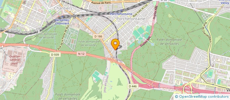 localisation de l'entreprise MADAME ANNA PASSOS DA SILVA à VERSAILLES