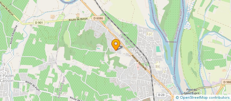 localisation de l'entreprise MADAME ANNA PASTUKHINA  PONT-SAINT-ESPRIT