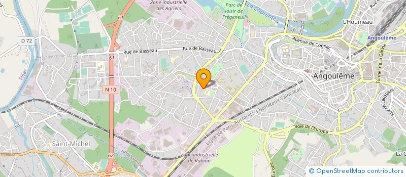 localisation de l'entreprise MADAME ANNA PATRAC à ANGOULEME