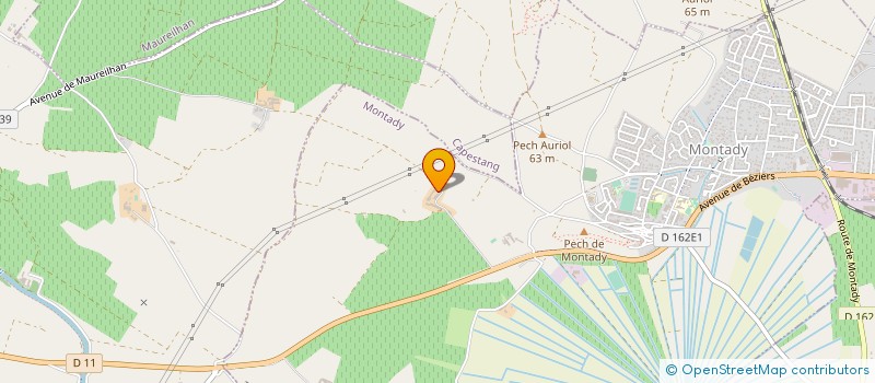 localisation de l'entreprise MADAME ANNA PENOT  MONTADY