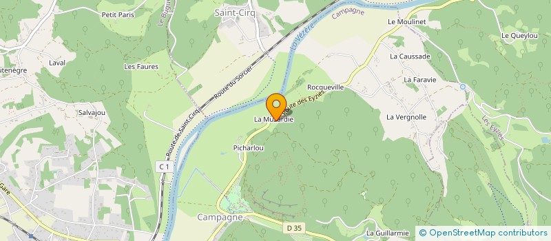 localisation de l'entreprise MADAME ANNA PERARO  LE BUGUE