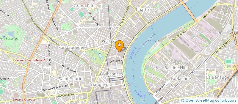 localisation de l'entreprise MADAME ANNA PEREIRA  BORDEAUX