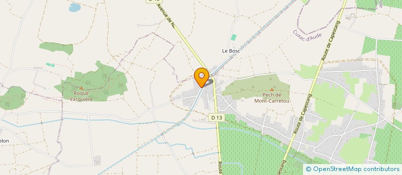 localisation de l'entreprise MADAME ANNA PEREZ  CUXAC-D'AUDE