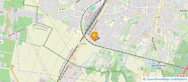 localisation de l'entreprise MADAME ANNA PERINEL  COLMAR