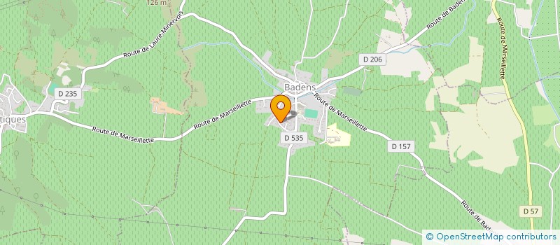 localisation de l'entreprise MADAME ANNA PHILIPPE  BADENS