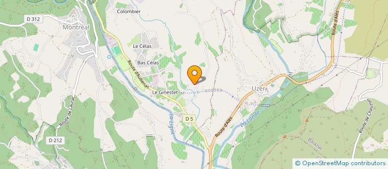 localisation de l'entreprise MADAME ANNA PIETTRE à LARGENTIERE