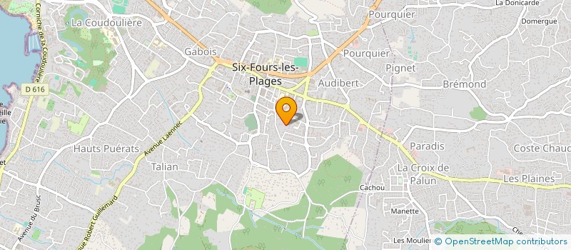 localisation de l'entreprise MADAME ANNA PIRONE à SIX-FOURS-LES-PLAGES