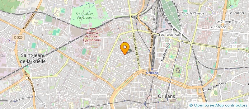 localisation de l'entreprise MADAME ANNA POIRIER  ORLEANS
