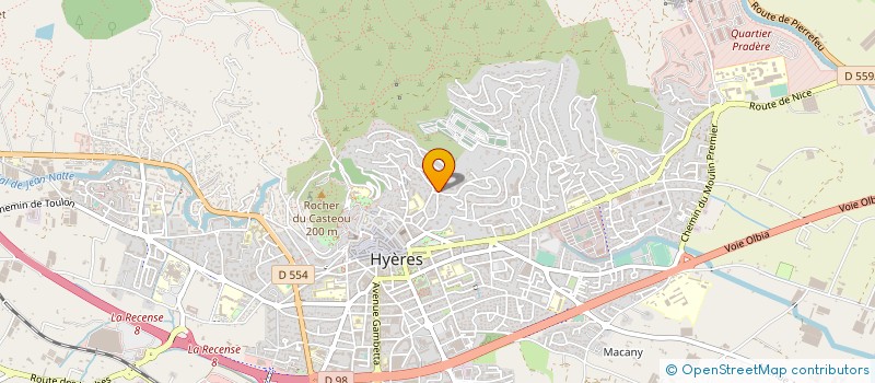 localisation de l'entreprise MADAME ANNA PONS  HYERES