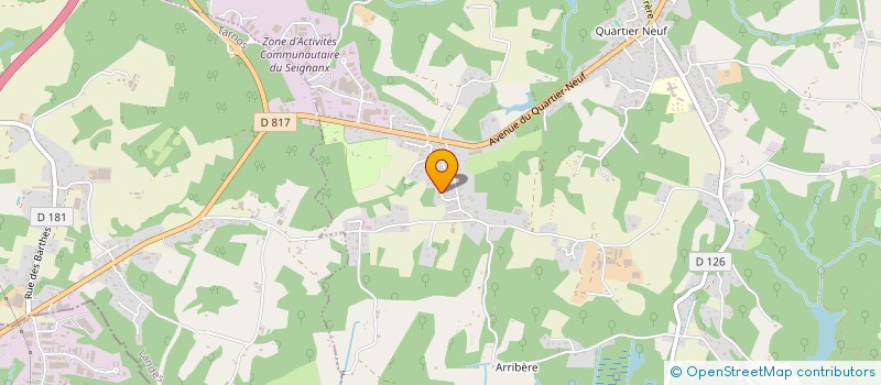 localisation de l'entreprise MADAME ANNA PONSOLLE  SAINT-MARTIN-DE-SEIGNANX