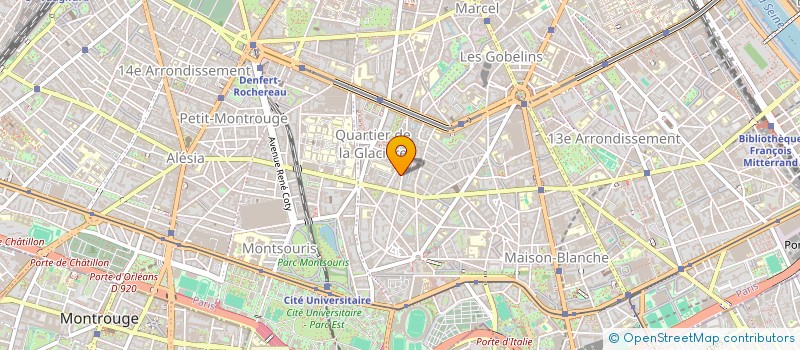 localisation de l'entreprise MADAME ANNA PORTEFAIT  PARIS