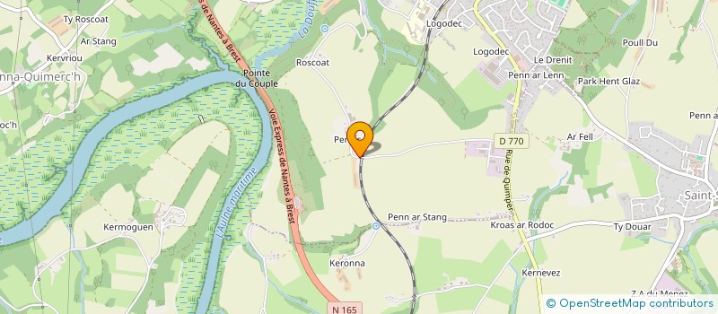 localisation de l'entreprise MADAME ANNA POULIQUEN  PONT-DE-BUIS-LES-QUIMERCH