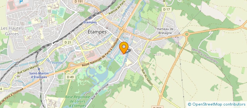 localisation de l'entreprise MADAME ANNA PRASOLOVA à ETAMPES