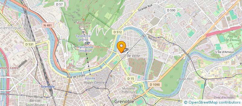 localisation de l'entreprise MADAME ANNA PRUVOT  GRENOBLE