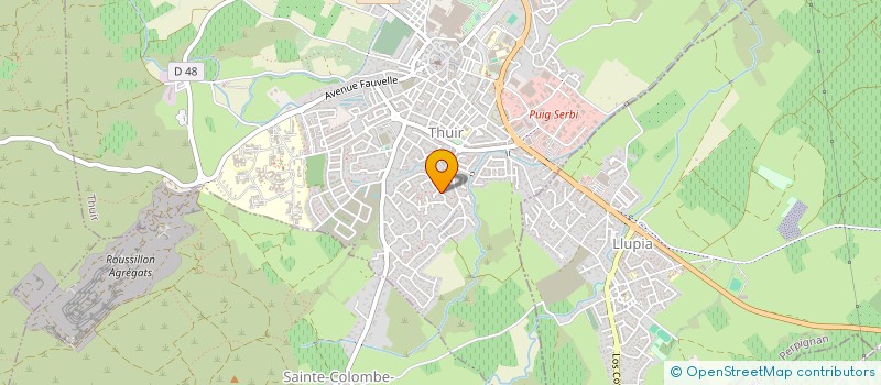 localisation de l'entreprise MADAME ANNA QUENNESSON  THUIR