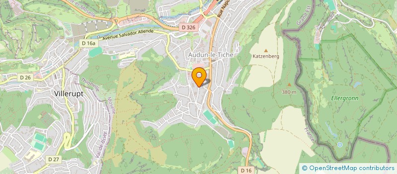 localisation de l'entreprise MADAME ANNA RACCARDI à AUDUN-LE-TICHE