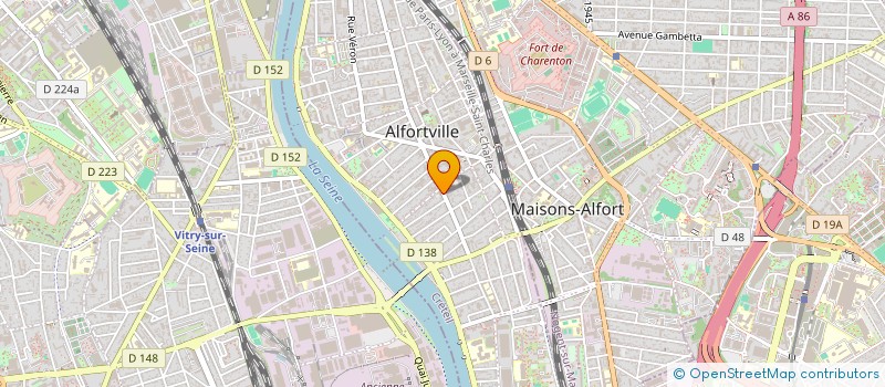 localisation de l'entreprise MADAME ANNA REZNIK à ALFORTVILLE