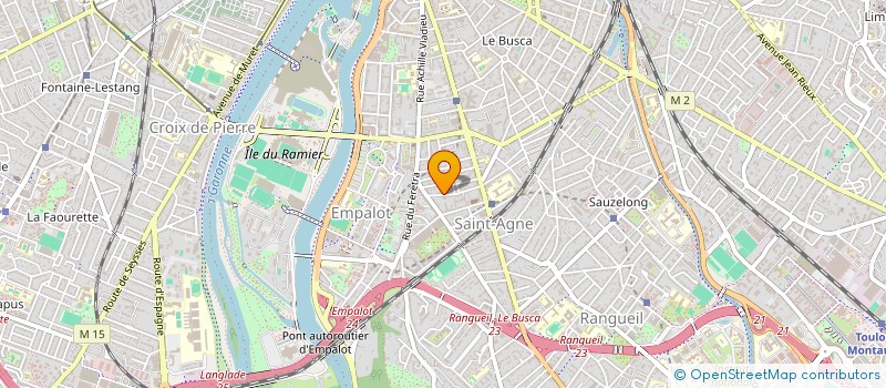 localisation de l'entreprise MADAME ANNA RIO  TOULOUSE