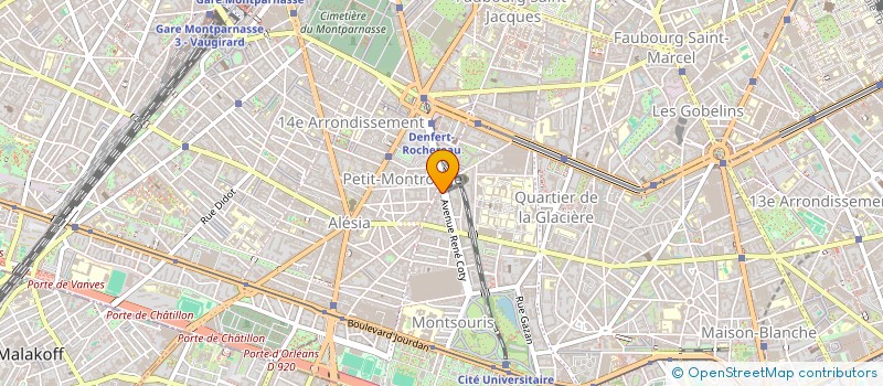 localisation de l'entreprise MADAME ANNA ROSA FERRAIOLI  PARIS