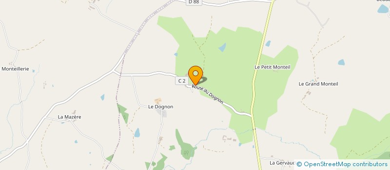 localisation de l'entreprise MADAME ANNA RUMMERY  MAGNAC-LAVAL