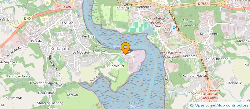 localisation de l'entreprise MADAME ANNA RUTH à QUIMPER