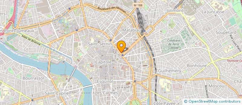 localisation de l'entreprise MADAME ANNA SAEZ  TOULOUSE