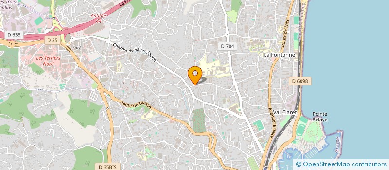 localisation de l'entreprise MADAME ANNA SCHATZMANN à ANTIBES