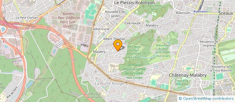 localisation de l'entreprise MADAME ANNA SCHUMACHER  CHATENAY-MALABRY