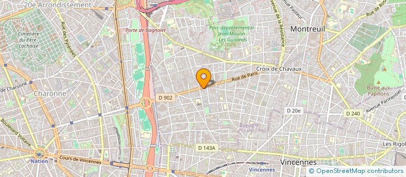 localisation de l'entreprise MADAME ANNA SEBBAN à MONTREUIL