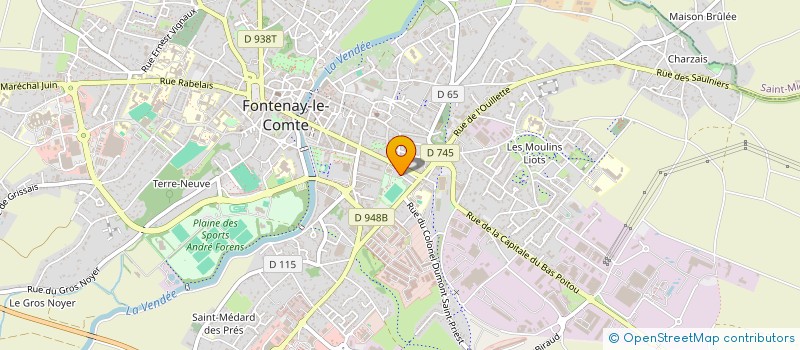 localisation de l'entreprise MADAME ANNA SEGRENEVA  FONTENAY-LE-COMTE