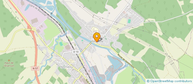 localisation de l'entreprise MADAME ANNA SERGENT  CHATEL-SUR-MOSELLE