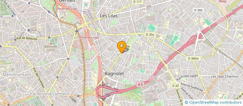 localisation de l'entreprise MADAME ANNA SIDORKINA à ROSNY-SOUS-BOIS