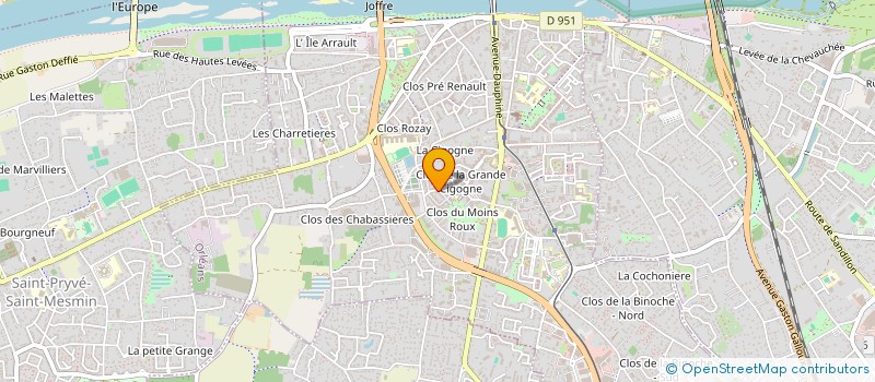localisation de l'entreprise MADAME ANNA SILES  ORLEANS