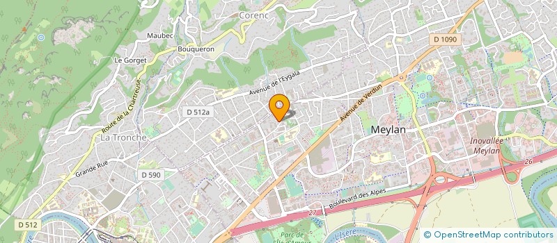 localisation de l'entreprise MADAME ANNA SNIGUIREVA à MEYLAN