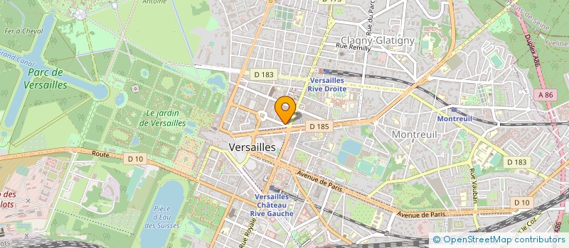 localisation de l'entreprise MADAME ANNA SORIA à VERSAILLES