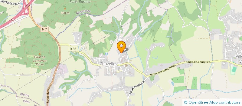 localisation de l'entreprise MADAME ANNA SUCHET  CHUZELLES