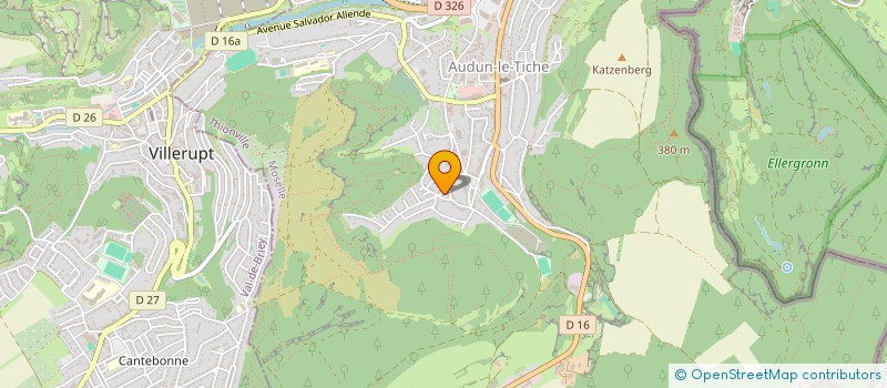 localisation de l'entreprise MADAME ANNA SZWUGIER à AUDUN-LE-TICHE