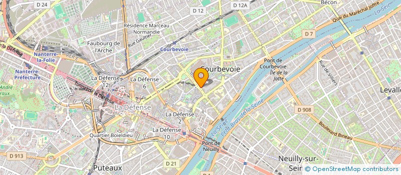 localisation de l'entreprise MADAME ANNA TAJTI à COURBEVOIE