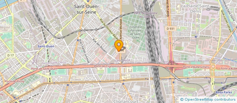 localisation de l'entreprise MADAME ANNA TARISSAN à SAINT-OUEN-SUR-SEINE