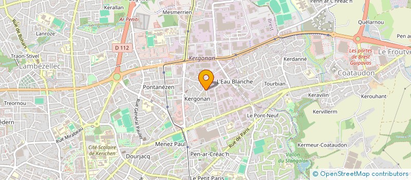 localisation de l'entreprise MADAME ANNA TEODORO à BREST