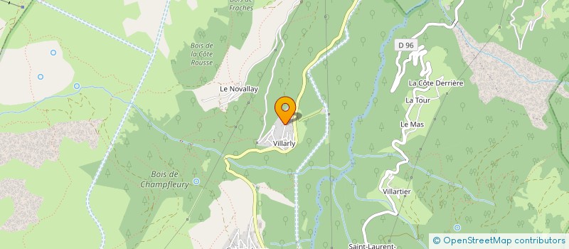 localisation de l'entreprise MADAME ANNA TERRE  LES BELLEVILLE