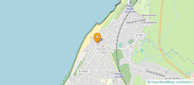 localisation de l'entreprise MADAME ANNA TEYSSIER  SOULAC-SUR-MER