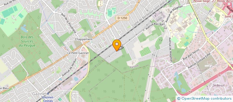 localisation de l'entreprise MADAME ANNA THEBAULT à PESSAC