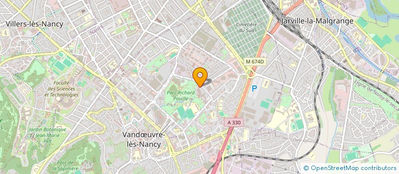 localisation de l'entreprise MADAME ANNA TIMO  VANDUVRE-LES-NANCY